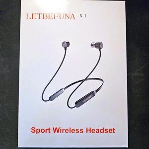 LETBEFUNA Wireless Sports Headphones IPX7 Waterproof For Running/Gym